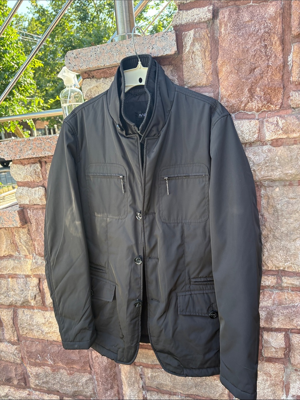 Men's Black Lightweight Casual Jacket